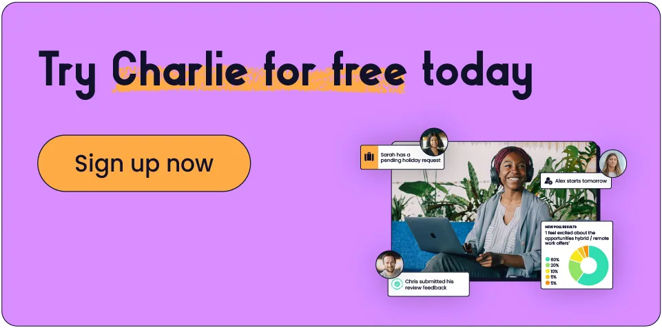 Start a trial of CharlieHR