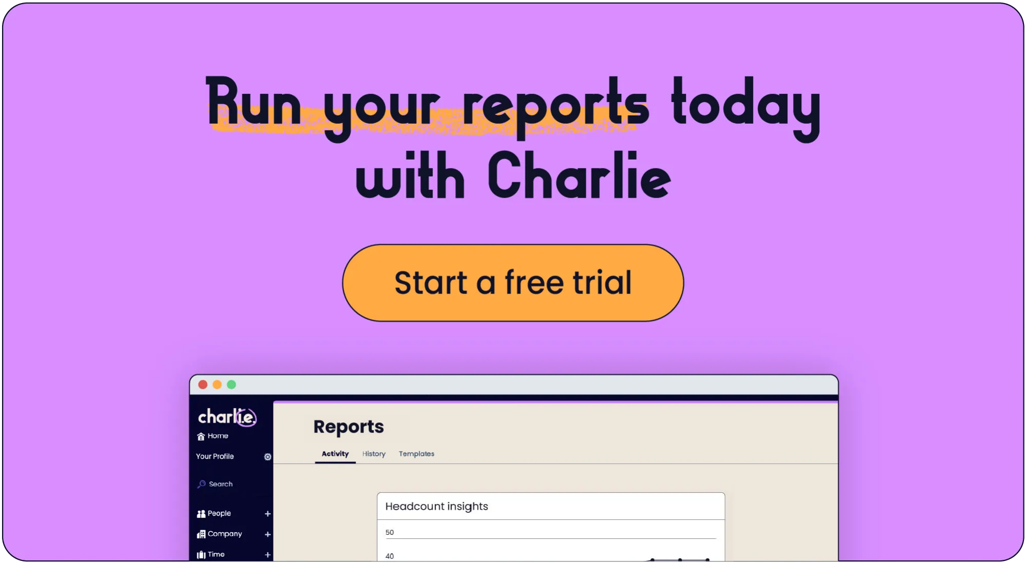 Click here to start a free trial and run reports