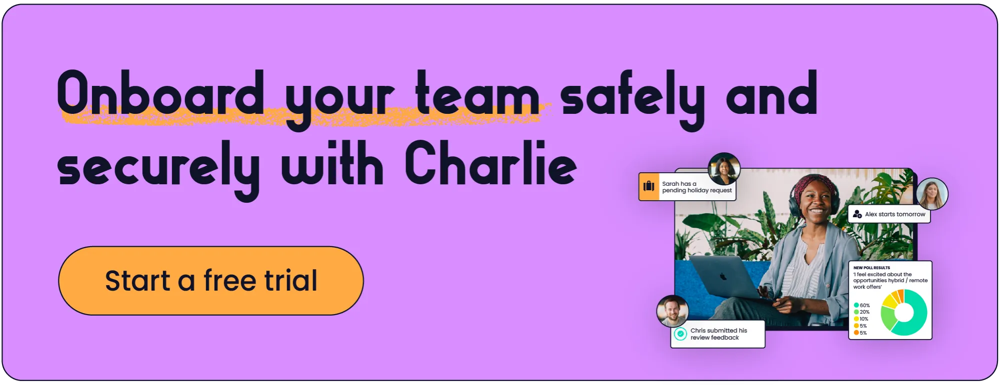 Click here to start your CharlieHR free trial