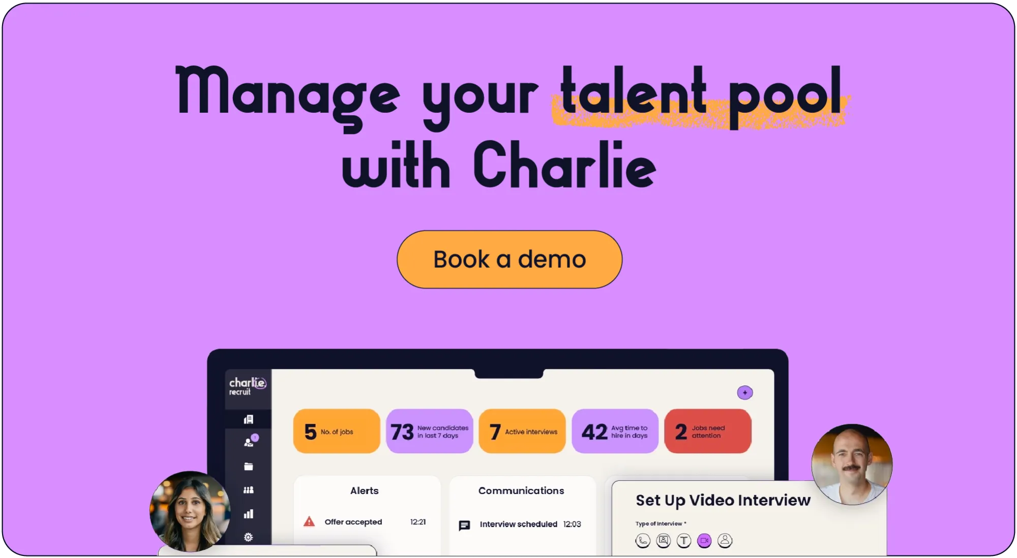 Click here to book a demo for Charlie Recruit and learn more about our ATS