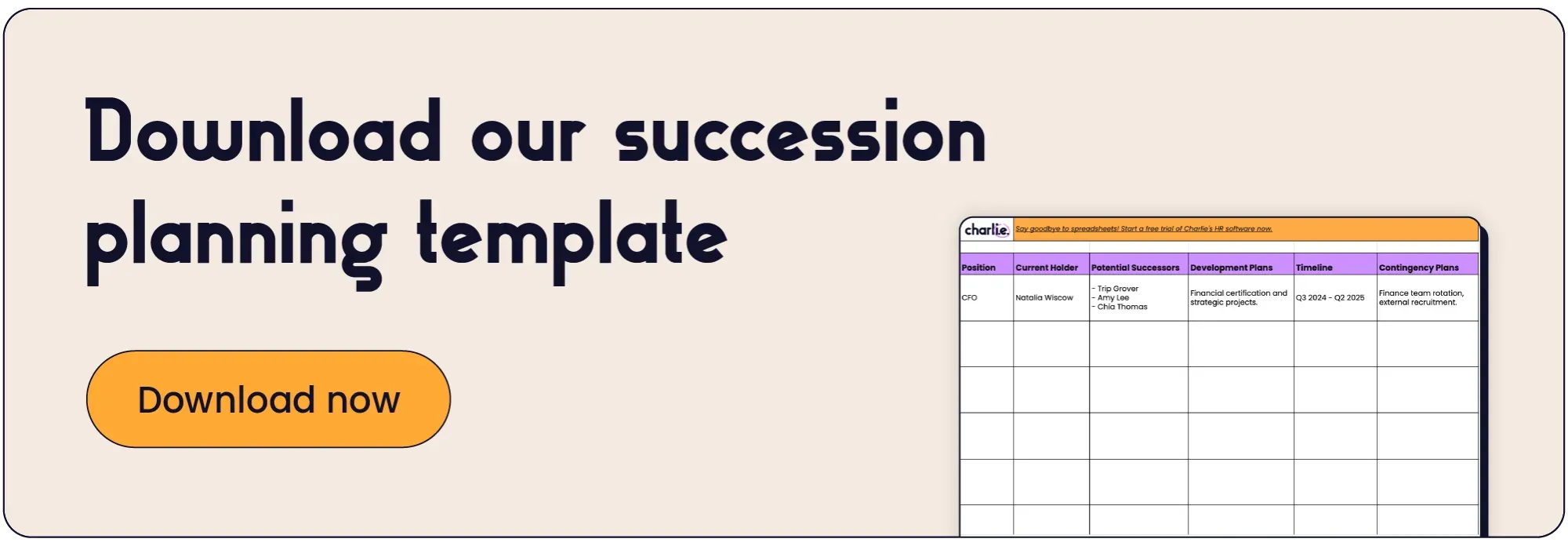 Click here to download your succession planning template